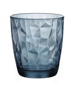 Bicchiere Colorato Acqua 30,5 cl DIAMOND - Bormioli Rocco - BLUE - Img 1