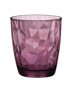 Bicchiere Colorato Acqua 30,5 cl DIAMOND - Bormioli Rocco- PURPLE - Img 1
