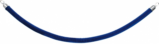 Cordone blu con attacchi cromati